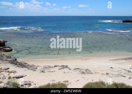 indischer Ozean bei Mable Cove rottnest Island (australien) Stockfoto
