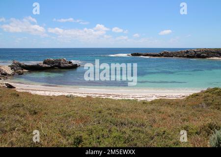 indischer Ozean bei Mable Cove rottnest Island (australien) Stockfoto