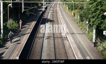 Canley Train Station, Coventry, Großbritannien Stockfoto