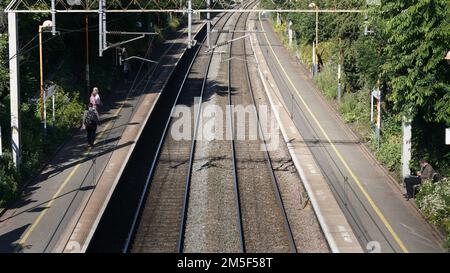 Canley Train Station, Coventry, Großbritannien Stockfoto