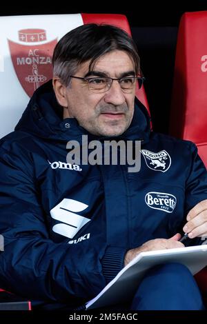 Monza, Italien. 28. Dezember 2022. Trainer des Turin FC Ivan Juric während des Freundschaftsspiels zwischen AC Monza und Turin FC im U-Power Stadium. (Endstand; AC Monza 1:4 Turin FC) (Foto: Mairo Cinquetti/SOPA Images/Sipa USA) Guthaben: SIPA USA/Alamy Live News Stockfoto