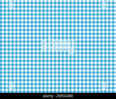 Blaue karierte Picknick-Tischdecke Stock Vektor