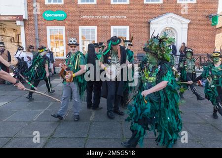 England, Kent, Tenterden, Tenterden Annual Folk Festival, Morris-Tänzer Stockfoto