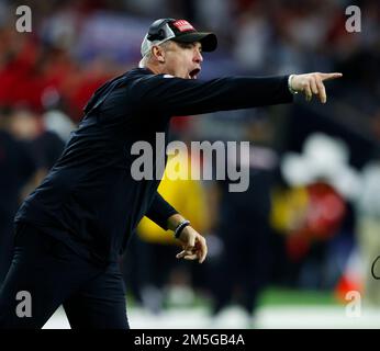 29. Dezember 2022: Texas Tech Head Coach Joey McGuire während des TaxAct Texas Bowl am 28. Dezember 2022 in Houston. (Kreditbild: © Scott Coleman/ZUMA Press Wire) Stockfoto