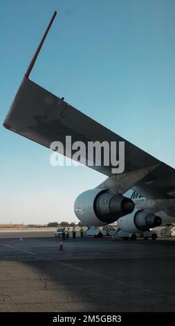 Mahan Air-Flugzeuge Stockfoto