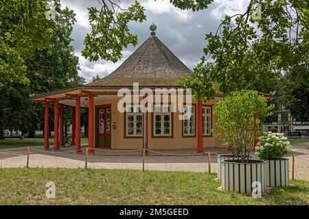 Roter Pavillon, Bad Doberan, Mecklenburg-Western Pomerania, Deutschland Stockfoto