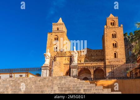 Kathedrale von Cefalù in Sizilien, Italien Stockfoto