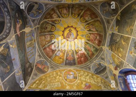 Baptisterium von San Giovanni Battista mit Fresken von Menabuoi, Padua, Provinz Padua, Italien Stockfoto