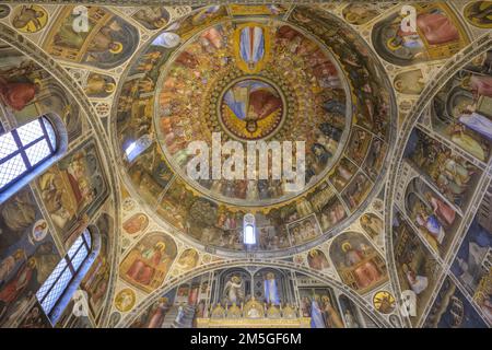 Baptisterium von San Giovanni Battista mit Fresken von Menabuoi, Padua, Provinz Padua, Italien Stockfoto