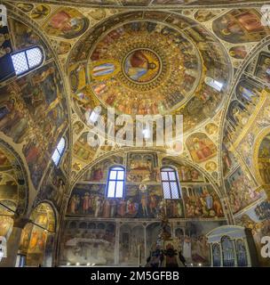 Baptisterium von San Giovanni Battista mit Fresken von Menabuoi, Padua, Provinz Padua, Italien Stockfoto