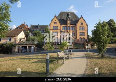 Georg Ludwig Rexroth Realschule im Jugendstil, Lohr am Main, Niederfrankreich, Franken, Spessart, Bayern, Deutschland, Europa Stockfoto