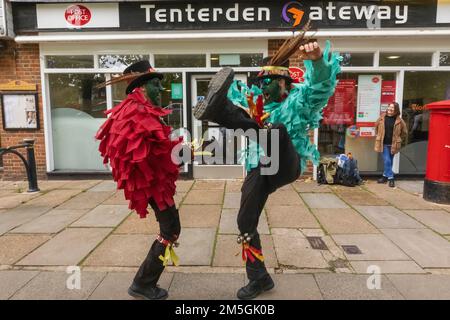 England, Kent, Tenterden, Tenterden Annual Folk Festival, Morris-Tänzer Stockfoto