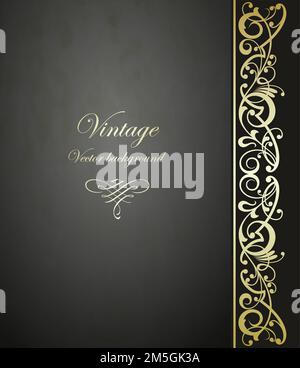 Vintage Vektor Hintergrund Stock Vektor