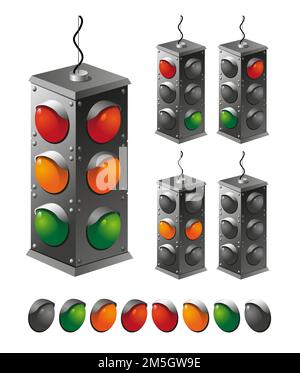 Ampelvektor Stock Vektor