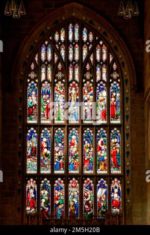 Sydney. New South Wales. Australien. Buntglas in St. Andrews Kathedrale Stockfoto