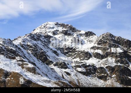 schneebedeckte alpen in tirol, österreich Stockfoto