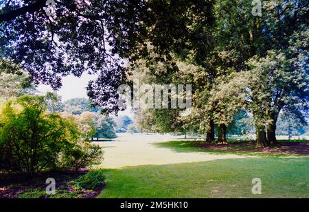 Hidcote Manor. Ein National Trust Grundstück in Gloucestershire, das in den 1990er Jahren auf Film gedreht wurde. Stockfoto