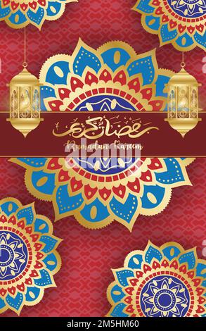 Ramadan Sale Moderne Social-Media-Post-Feeds. Ramadan Sale – Postvorlagen-Sammlung für kreative Vektoren in sozialen Medien. Perfekt für Beiträge in sozialen Medien. Stock Vektor
