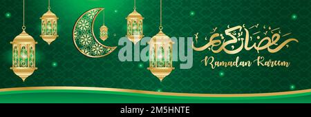 Ramadan Sale Moderne Social-Media-Post-Feeds. Ramadan Sale – Postvorlagen-Sammlung für kreative Vektoren in sozialen Medien. Stock Vektor