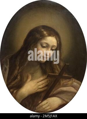 Guido Reni (1575-1642), Penitent Magdalene, Ca. 1635-1640. Maddalena penitente. Kapitolinische Museen, Rom, Italien. Öl auf Segeltuch. H 77,5 x 59 cm Inv. Stockfoto