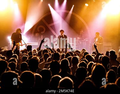 Yard Act tritt live in einem ausverkauften 1865 in Southampton am 29. November 2022 auf. Stockfoto