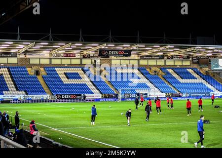 Ein allgemeiner Blick auf das Innere des Stadions während des Spiels der Sky Bet League 1 zwischen Peterborough und MK Dons in der London Road, Peterborough, am Donnerstag, den 29. Dezember 2022. (Kredit: Kevin Hodgson | MI News) Kredit: MI News & Sport /Alamy Live News Stockfoto