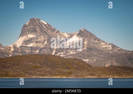 Landschaft rund um Nuuk, die Hauptstadt Grönlands. Stockfoto