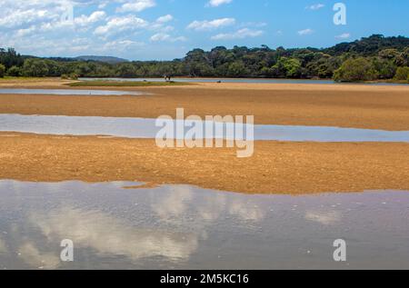 Moonee Creek, Teil des Solitary Islands Marine Park Stockfoto