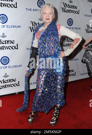 Die Modedesignerin Dame Vivienne Westwood ist im Alter von 81peacefully Jahren gestorben, umgeben von ihrer Familie in London, England, am 29. Dezember 2022. 9. Januar 2016 Culver City, Ca. Vivienne Westwood Art of Elysium's 9. Annual Heaven Gala findet auf 3LABS © LuMarPHOTO / AFF-USA.COM statt Stockfoto