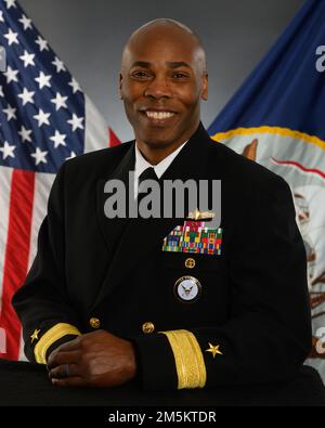 MILLINGTON, Tennessee (23. März 2022) - Offizielles Portrait von Rear ADM. Alexis „Lex“ Walker, Commander, Marine Recruiting Command. Stockfoto