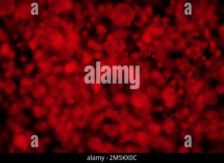 Computergeneriertes hochauflösendes Bild mit rotem Bokeh-Hintergrund Stockfoto