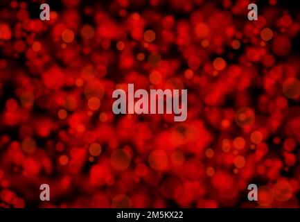 Computergeneriertes hochauflösendes Bild mit rotem Bokeh-Hintergrund Stockfoto