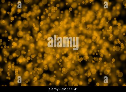 Computergeneriertes hochauflösendes Bild mit gelbem Bokeh-Hintergrund Stockfoto