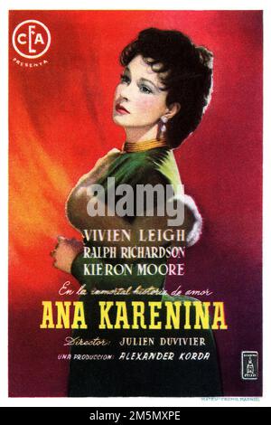 VIVIEN LEIGH in ANNA KARENINA (1948), unter der Regie von JULIEN DUVIVIER. Credit: LONDON FILME/Album Stockfoto