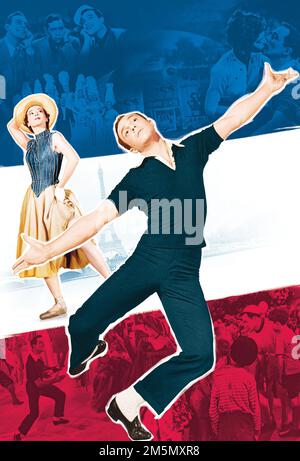 GENE KELLY und LESLIE CARON in EINEM AMERIKANER IN PARIS (1951), Regie: VINCENTE MINNELLI. Kredit: M.G.M. / Album Stockfoto