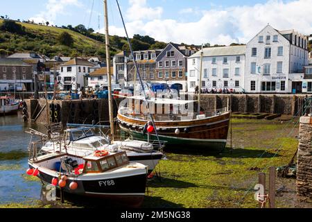 Mevagissey Harbour, Mevagissey, Cornwall, England, Großbritannien Stockfoto