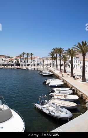 Port, Fornells, Es Mercadal, Menorca Stockfoto