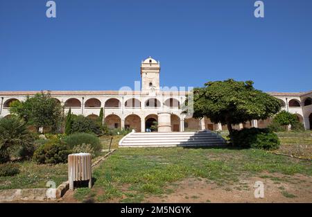 Ehemaliges Militärkrankenhaus, Isla del Rey, Mao, Mahon, Menorca, Spanien Stockfoto