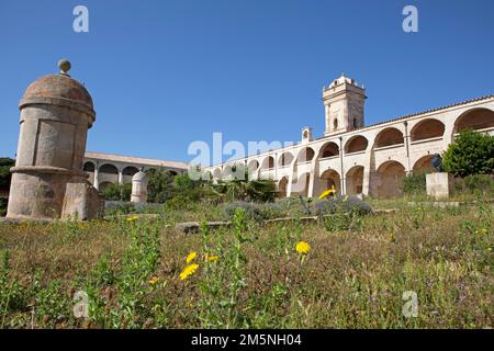 Ehemaliges Militärkrankenhaus, Isla del Rey, Mao, Mahon, Menorca, Spanien Stockfoto