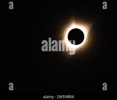 Die Sonnenfinsternis von Fossil, Oregon, USA im Jahr 2017 Stockfoto