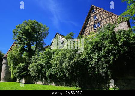 Der Zwinger ist ein Anblick im historischen Stadtzentrum von Rottenburg am Neckar. Rottenburg am Neckar, Tuebingen, Baden-Württemberg, Deutschland Stockfoto