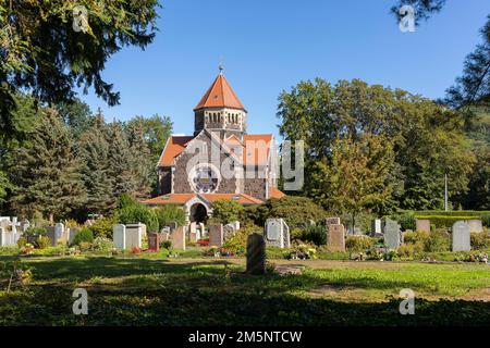 St. John's Chapel im St. Johns Friedhof in Freital-Deuben, Freital, Sachsen, Deutschland Stockfoto