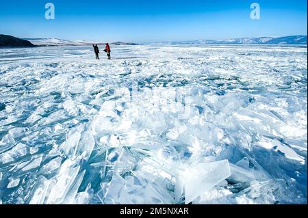Baikal-See, Pribaikalsky-Nationalpark, Provinz Irkutsk, Sibirien, Russland Stockfoto