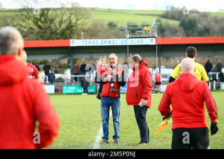 Llandovery RFC V Carmarthen Quins 2022 Indigo Prem Stockfoto