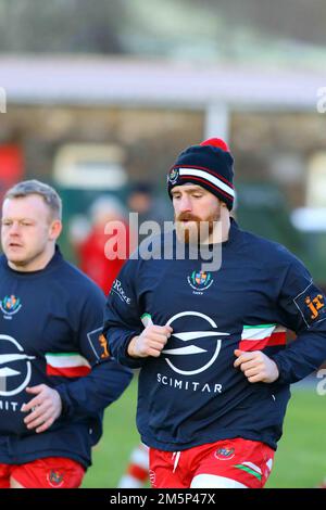 Llandovery RFC V Carmarthen Quins 2022 Indigo Prem Stockfoto