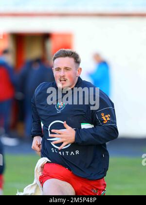 Llandovery RFC V Carmarthen Quins 2022 Indigo Prem Stockfoto