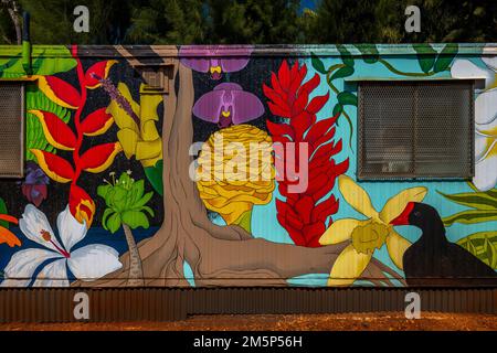 ALLERTON & MCBRYDE GARDENS NATIONALER TROPISCHER BOTANISCHER GARTEN KOLOA KAUAI HAWAII USA Stockfoto