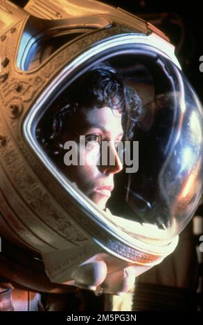 Alien-Sigourney-Weaver-Helmszene Stockfoto