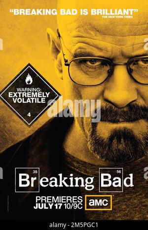 Das "Bad Bryan Cranston" -Poster brechen Stockfoto