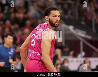 Bonn, Deutschland. 29. Dezember 2022. Deane Williams (Bonn), Telekom Dome, Basketball Bundesliga, 12. Spieltag, Telekom Baskets Bonn gegen Fraport Skyliners Frankfurt. Kredit: Juergen Schwarz/Alamy Live News Stockfoto